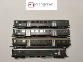 Liliput 4-tlg Reisezugwagendet SBB CFF FFS DC GS H0 mit OVP