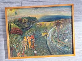 Adam und Eva im Paradies - J. Wagner (1888 - 1980)