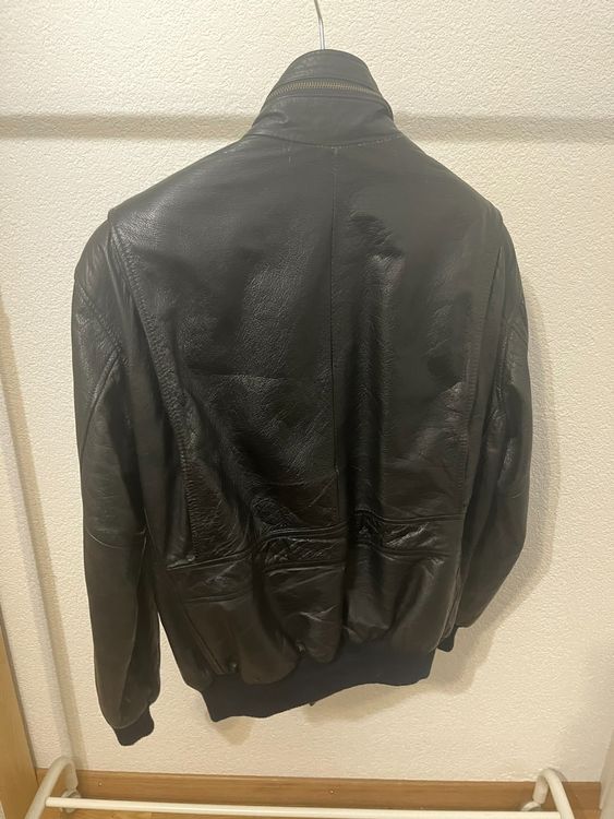 Giacche: Veste en cuir véritable pour homme - Taille M - Noir – Usato da Blonay venduto da Ems_lat1204 2