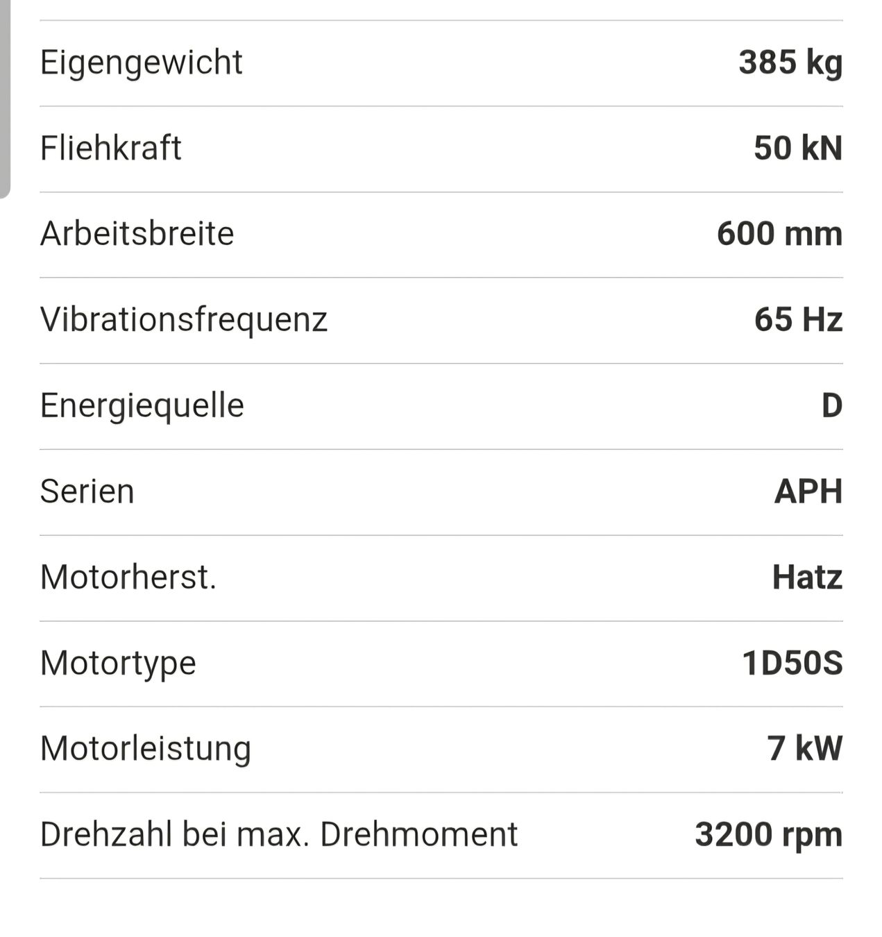 Tutte le macchine: Ammann Vibroplatte APH 5020 – Usato da Degersheim venduto da Ideli7 6