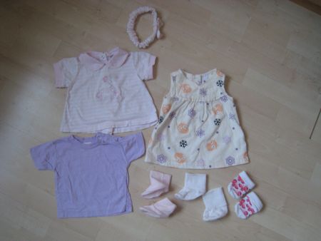 Babykleider Sommer-SET ab Gr. 56     GIRL