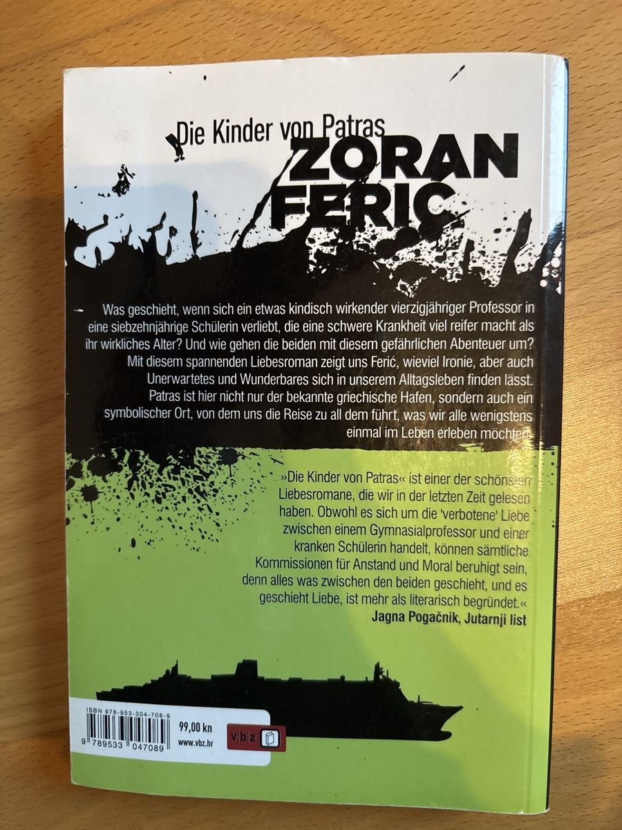 Bücher: Zoran Feric: Die Kinder von Patras – Gebraucht aus Zunzgen von Ebnet12 1