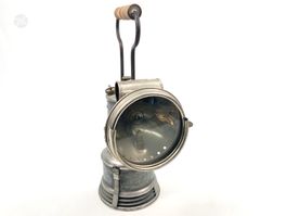 Karbidlampe DECKER NEUCHATEL Laterne Schweiz Armee Antik