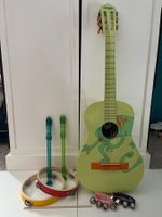 Guitare Stagg enfant et divers instruments de musiques