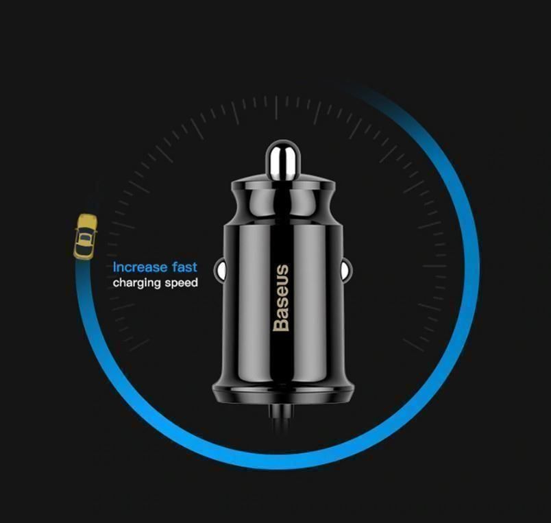 Baseus Caricabatterie: Auto-Ladegerät Mini Dual-USB-Ladegerät – Nuovo e nell'imballaggio originale da Unterägeri venduto da RmOnline 2