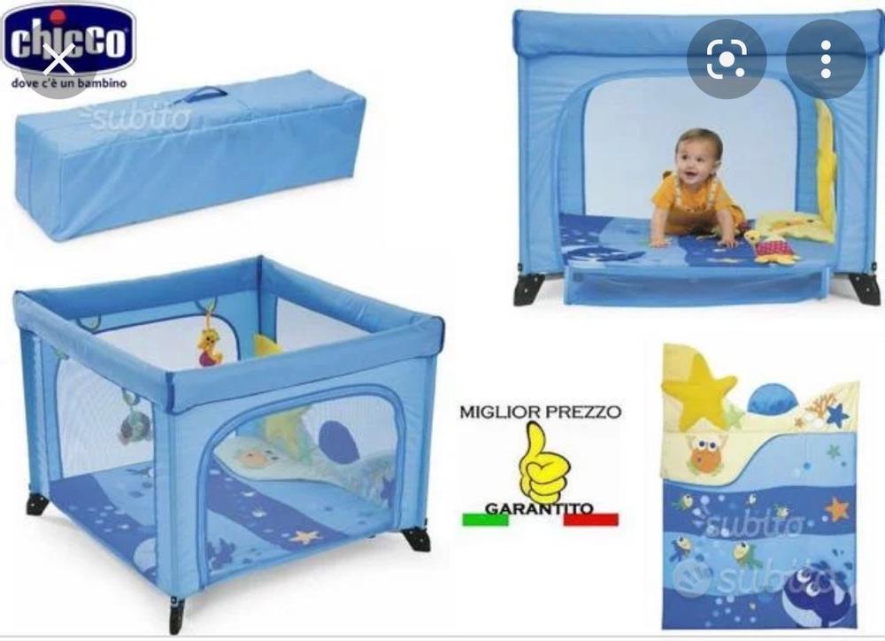 NEU! CHICCO Box quadrato open Sea - Quadratischer Laufstall