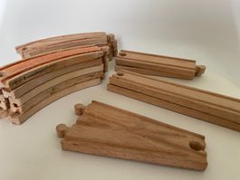 Lot de rails en bois Lillabo Ikea