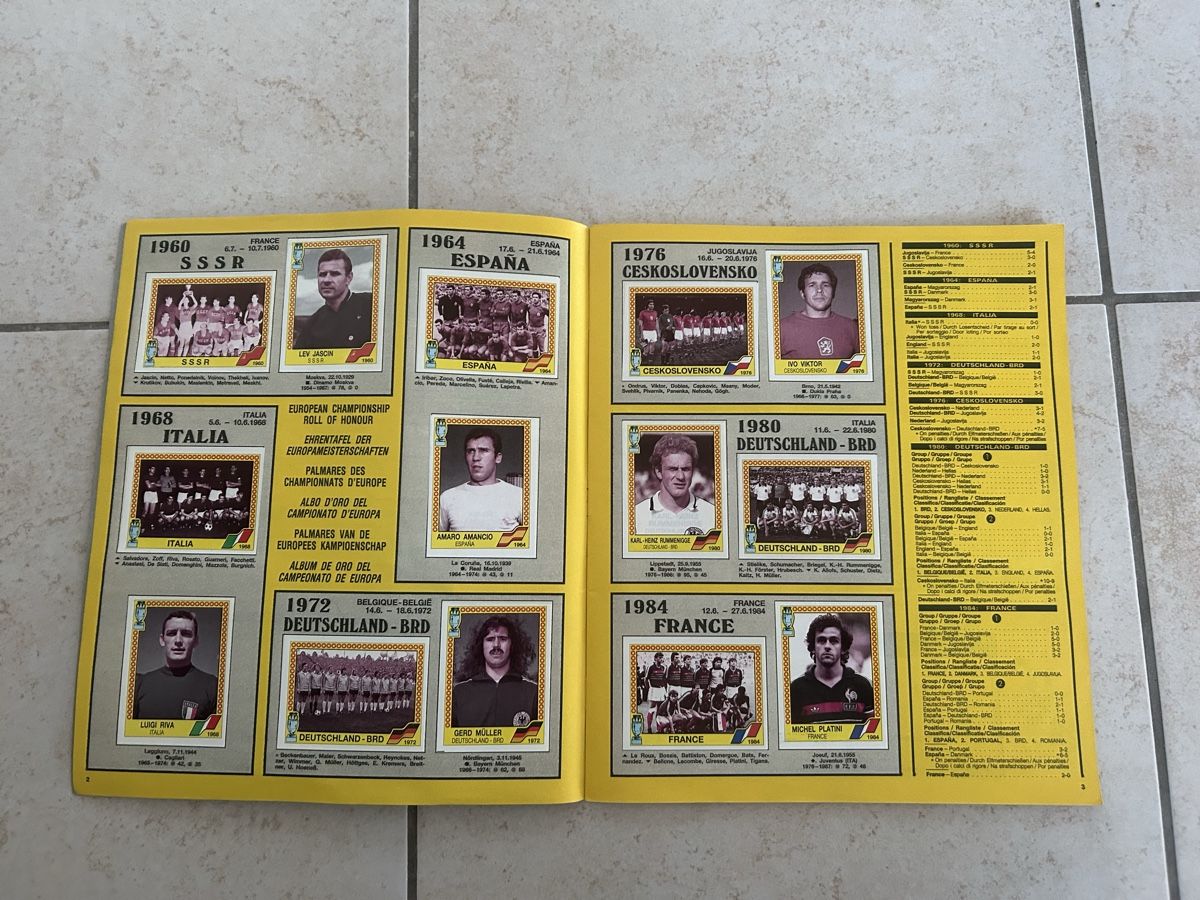 Panini Alben: Panini Euro 1988 komplett – Gebraucht aus Binningen von Flagello 2
