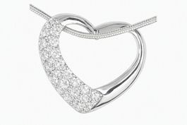 Anhänger Herz Silber 925 mit Zirkonias