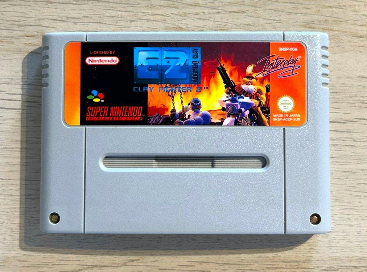 Nintendo Giochi: Clay Fighter 2 Judgement Clay Super Nintendo SNES – Usato da St. Gallen venduto da Alpine.Arcade