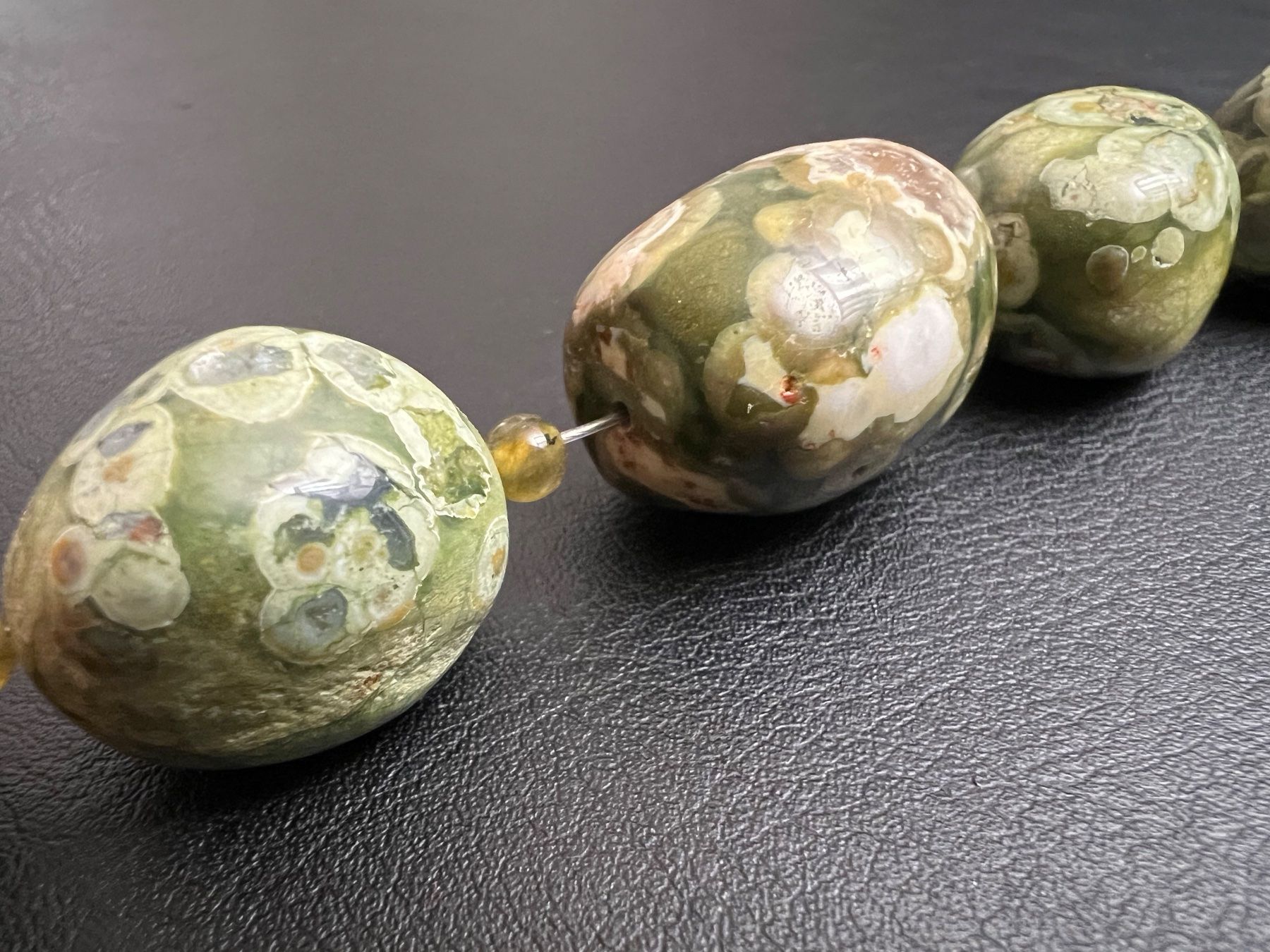 Catenine: Halskette aus Malachit – Usato da Thalheim AG venduto da Cox-51 5