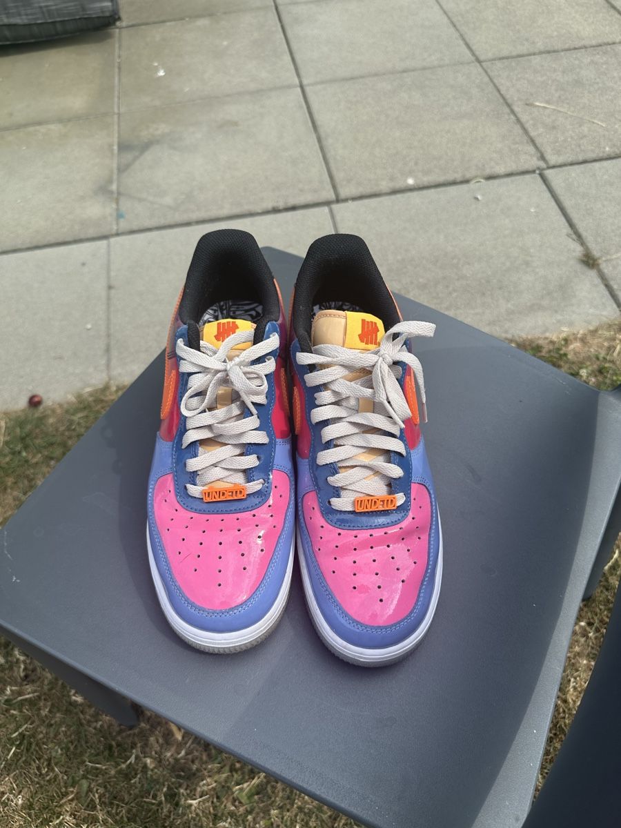 Nike Scarpe da uomo: Nike Air Force 1 x Undefeated Multi Patent Total Orange – Usato da Courgenay venduto da gig_7spf 1