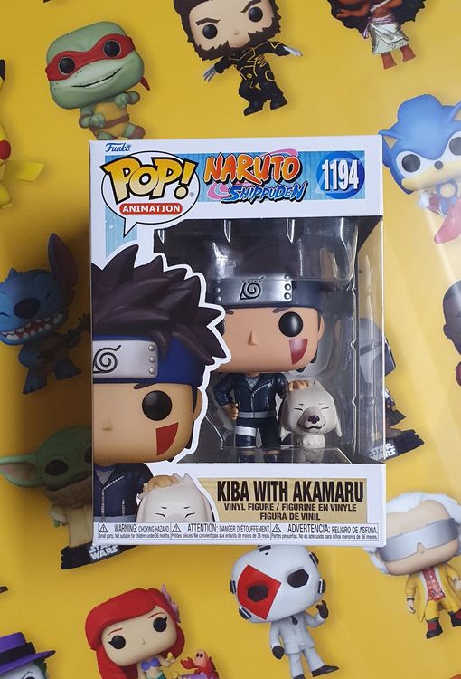 Figurine Pop Naruto #1194 pas cher : Kiba avec Akamaru