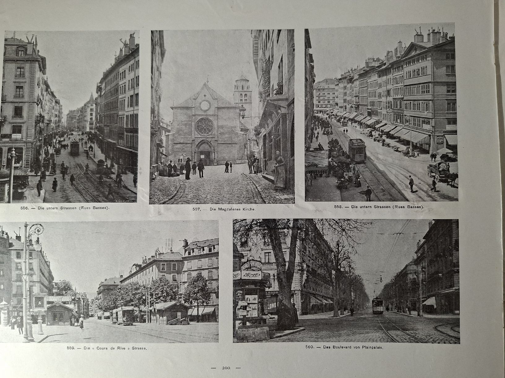 Libri: Heft  Schweizer Panorama Album, Genf 2, 1903,  – Usato da Grindelwald venduto da carro5 6