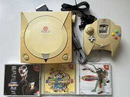 Sega Dreamcast Konsole Set mit Spielen