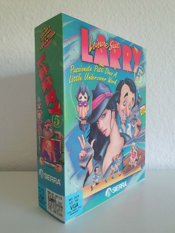 PC Game Leisure Suit Larry 5 (1991) US Big Box 