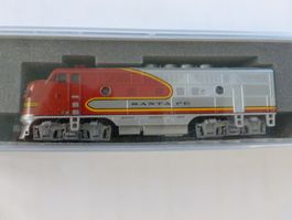 N SPUR KATO US LOKOMOTIVE EMD F3A SANTA FE AT&SF
