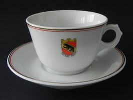 Grosse Tasse mit Untertasse * STADT BERN * Langenthal 1940