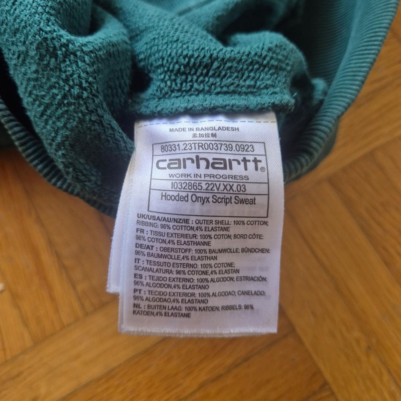 Carhartt Maglioni & Felpe: Carhartt Kapuzenpullover Onyx Script Gr. L – Usato da Luzern venduto da nnamfuak 2