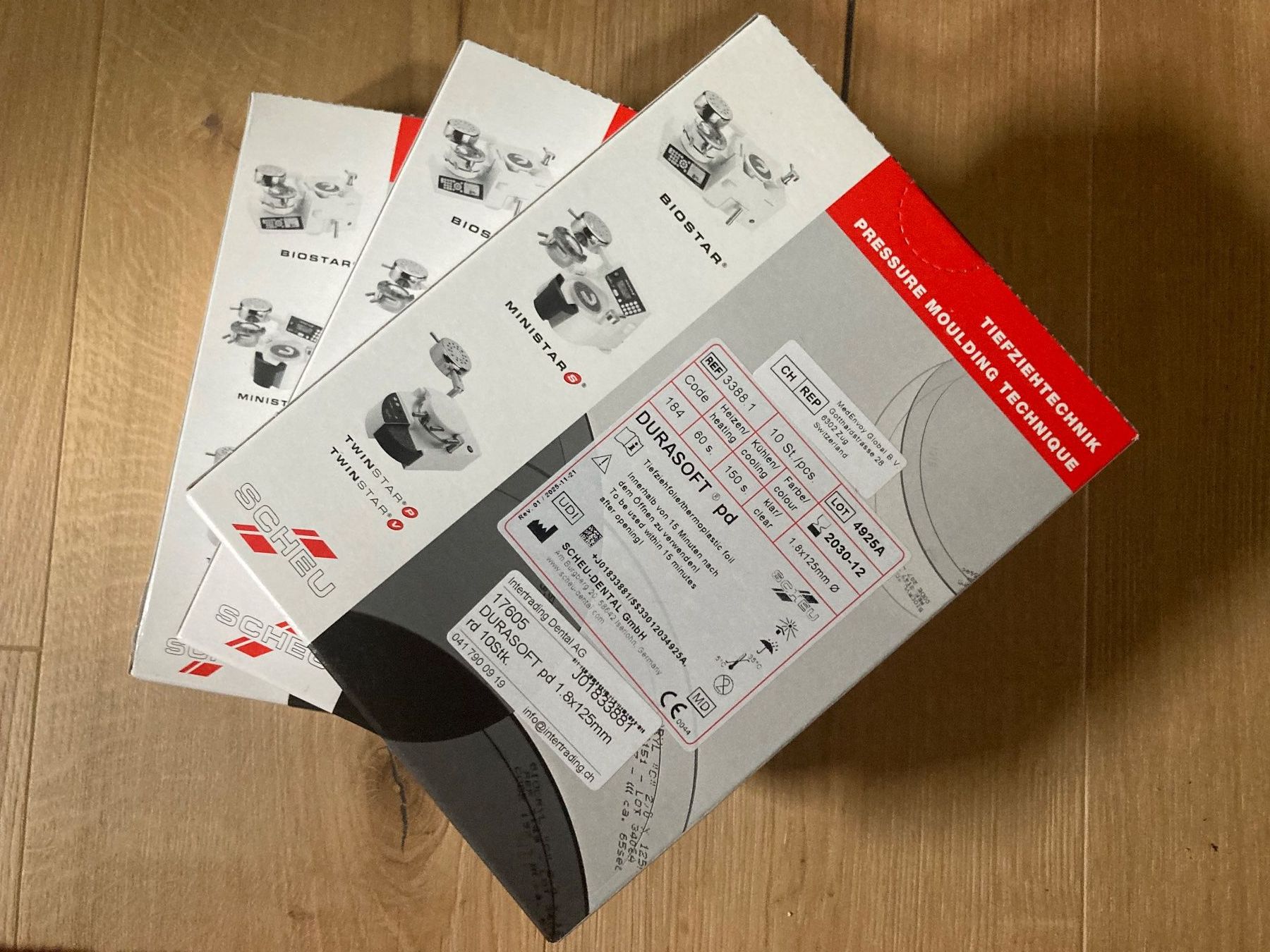 Folien: Scheu Durasoft pd im Bundle – Neu und originalverpackt aus Kaltbrunn von Silberkiste