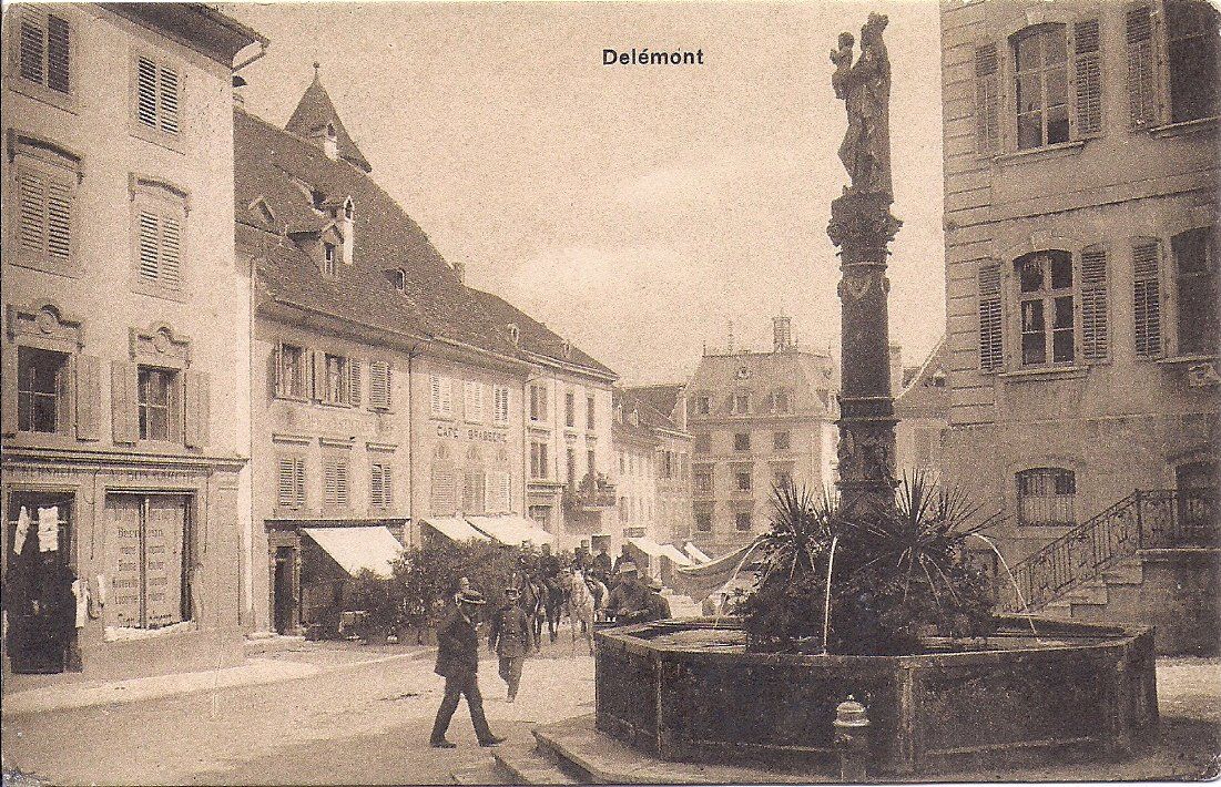Cartoline postali: DELEMONT – Usato da Les Verrières venduto da Scampi0