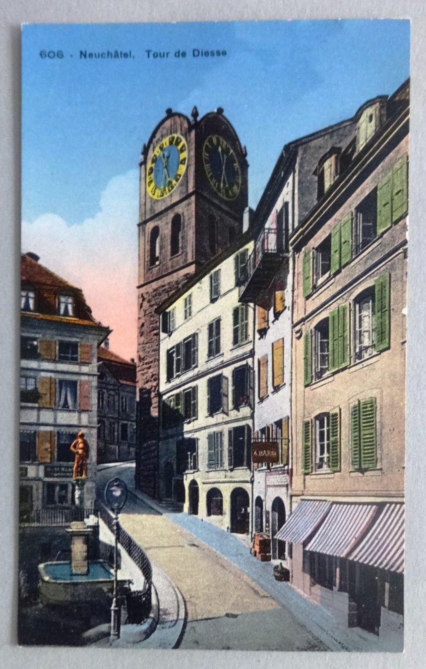 Cartes postales: Neuchâtel - Tour de Diesse – D'occasion à Fétigny par Billy2miny