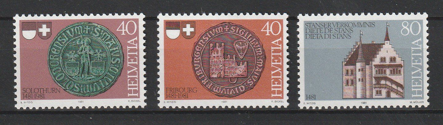 Tutti i francobolli: SUISSE 1981 Diète de Stans ** – Nuovo (secondo la descrizione) da Bussigny venduto da jacky1953