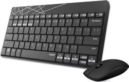Rapoo 8000M Kabellose Tastatur & Maus - Neu!