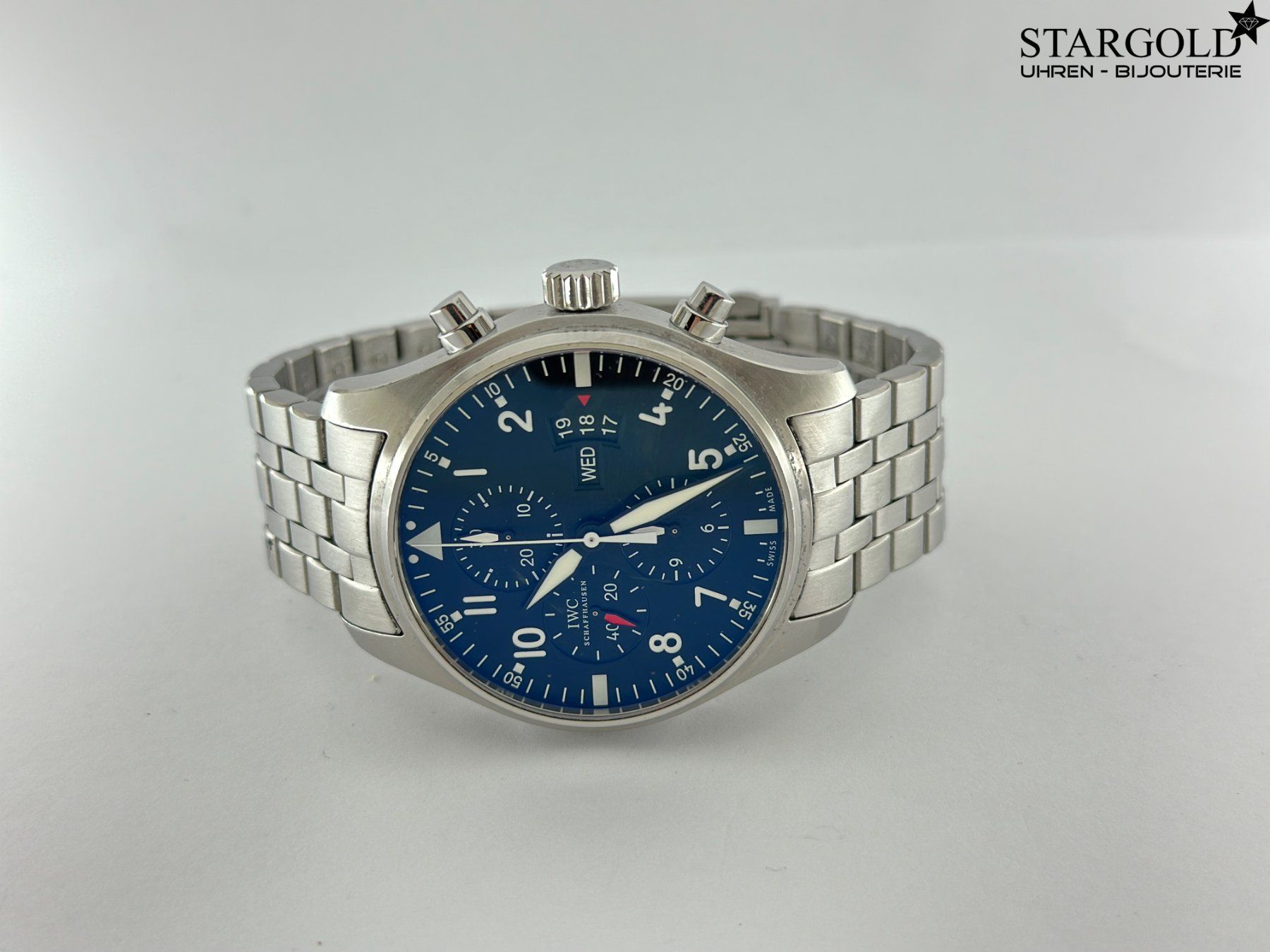 IWC Orologi: IWC Fliegeruhr Chronograph - IW377701 – Usato da Zürich venduto da Stargold-Uhren 4