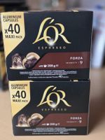 L'OR Espresso Forza Kapseln, 80 Stk, Intensity 9, ungeöffnet