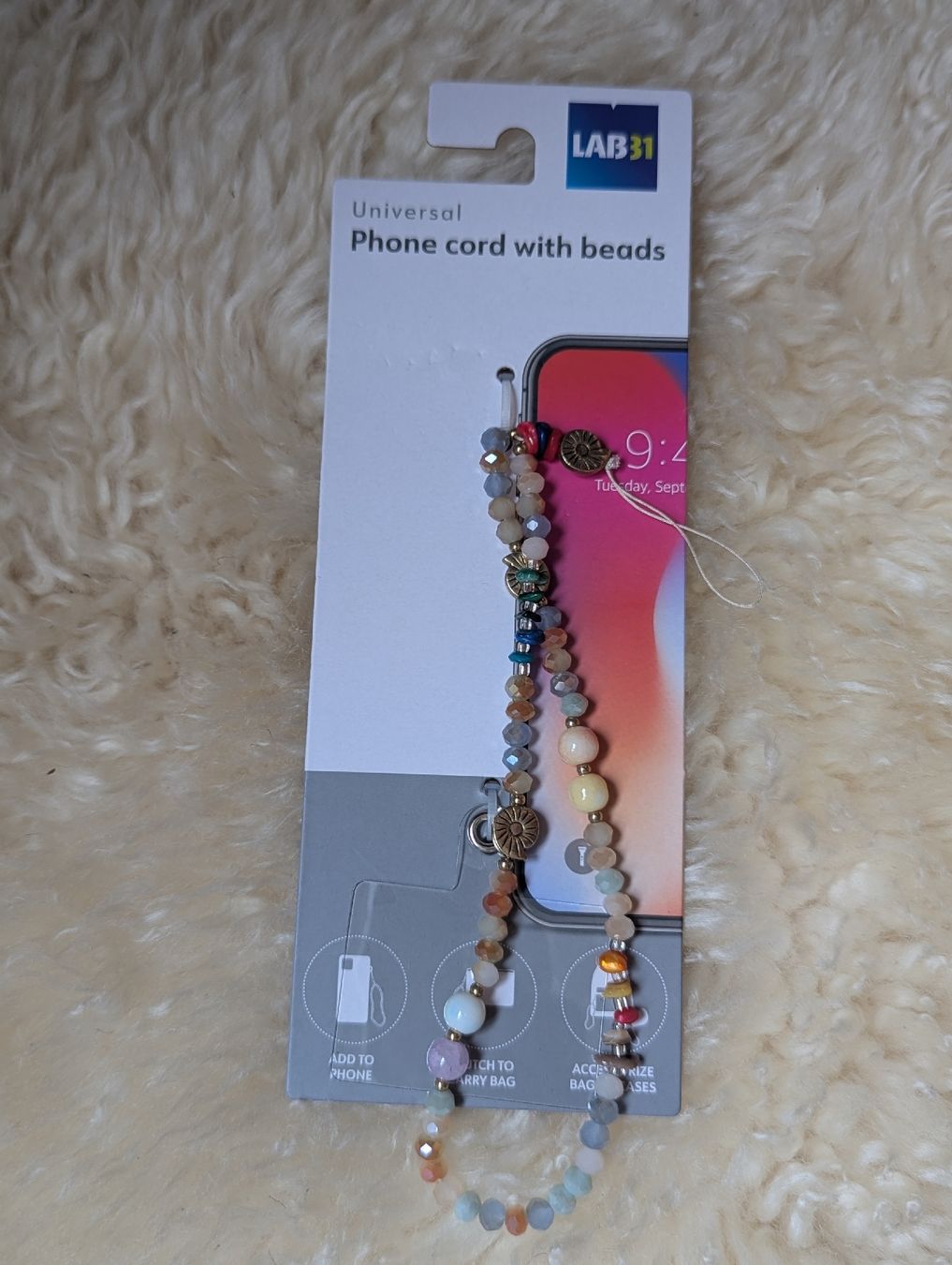 Catenine: Boho Beaded Phone Cord, Universal – Nuovo e nell'imballaggio originale da Schlieren venduto da maseam 3
