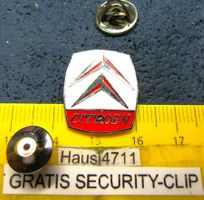 CITROEN AUTO LOGO VINTAGE SCHMUCK-PIN ENAMEL m.SECURITY-CLIP