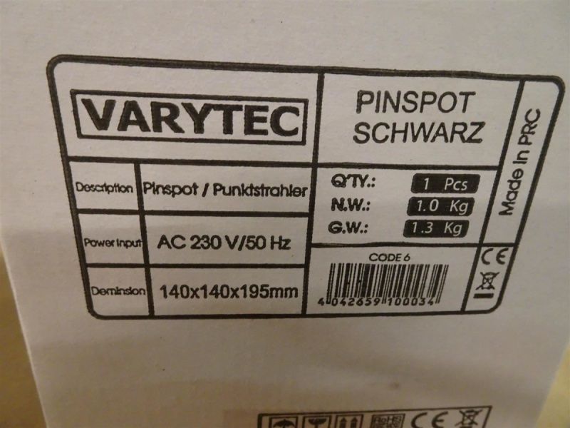 Lampen: neue Punktstrahler schwarz – Neu und originalverpackt aus Necker von liq24 3