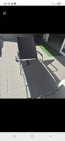 Liegestuhl Outdoor mit Rädern, für Garten/Balkon, Sommer