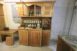 Antikes Buffet, Tanne, zum Restaurieren, dekorativ,