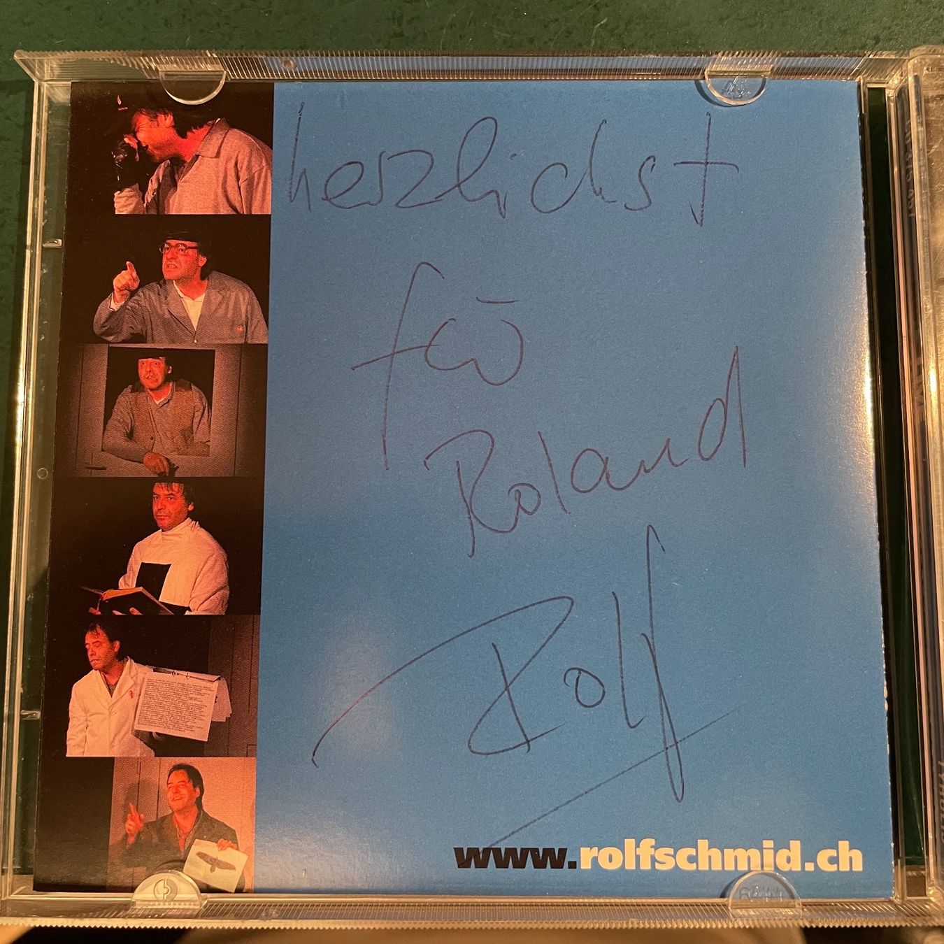 CD: ROLF SCHMID-MIT UNTERSCHRIFT LIVE – Usato da Rorschacherberg venduto da CD-Roli 1