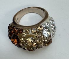Sparkling Swarovski Ring - Fall Colors - Size 52