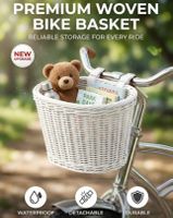 Schöner Korb fürs Velo, neu, weiss,