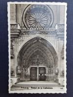 Antike Postkarte  Freiburg Kathedrale Eingangsportal