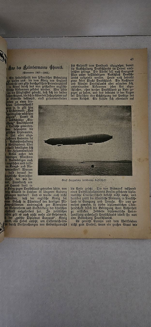 Kalender: Der Schweizer Bauer Kalender 1909 – Originalausgabe – Gebraucht aus Wangen SZ von Auction-Sea 4