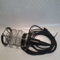 Werkstattlampe, Baulampe mit Käfig, Gitter, Kabellänge 5 m