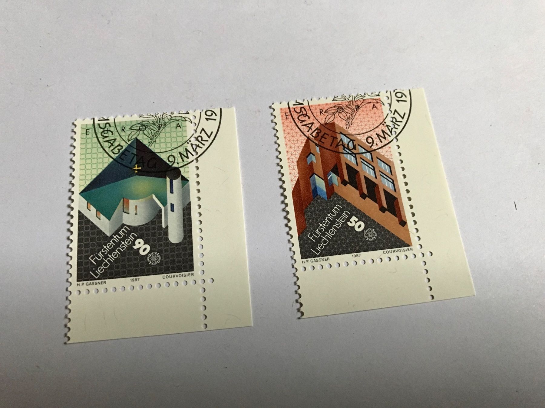 Alle Briefmarken: briefmarken FL 1987, gestempelt – Gebraucht aus liestal von makai05