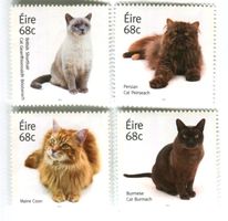Briefmarken "Katzen". Irland