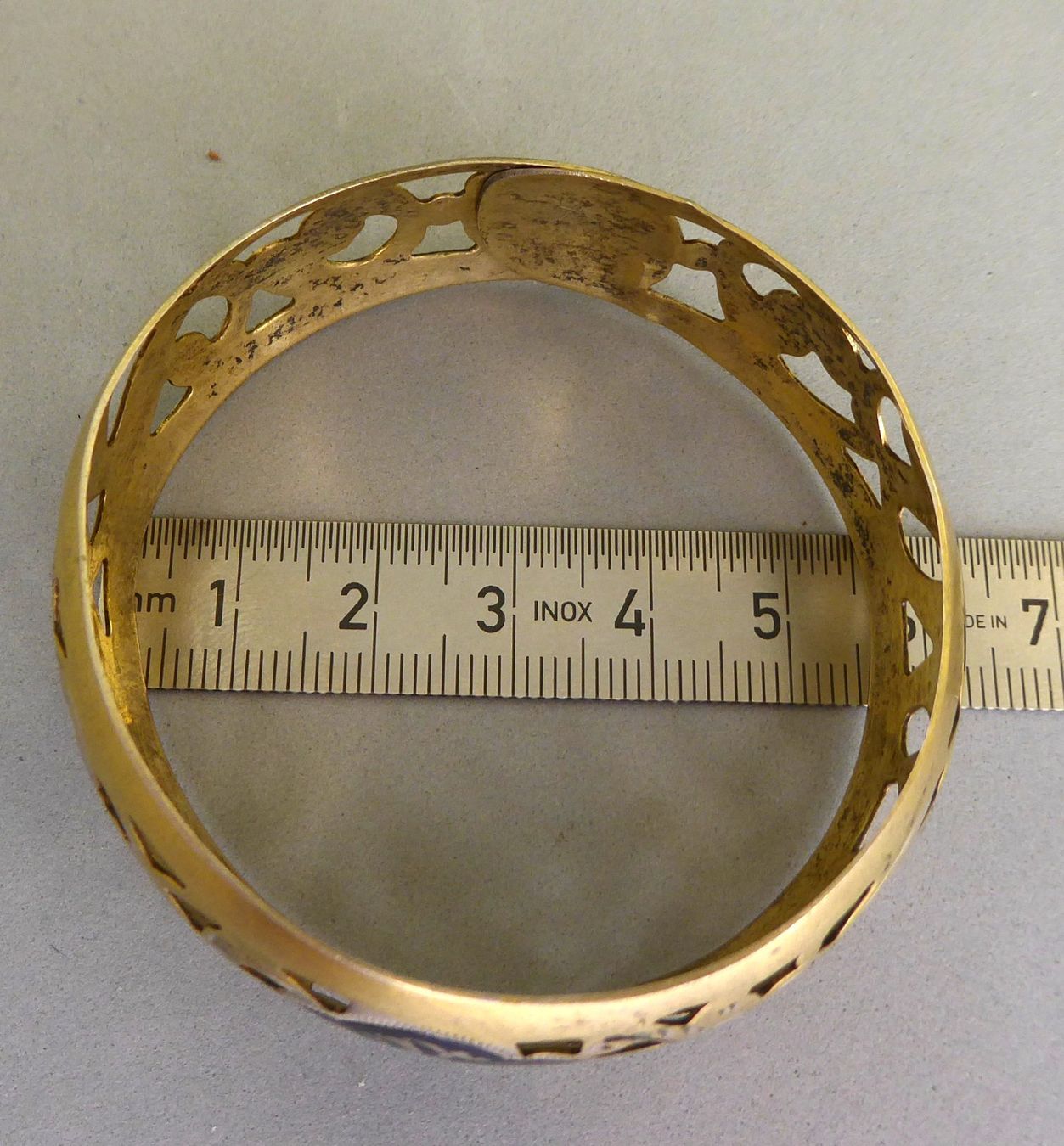 Armbänder & -reifen: Antiker Armreif 875er Niello oder Thula Silber 1958 – Gebraucht aus Muri AG von Lineli2020 4