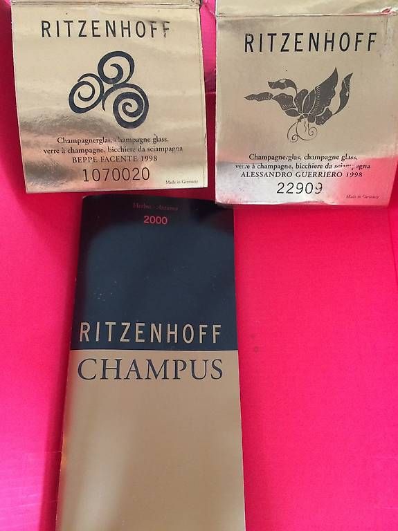 Bicchieri: Ritzenhoff Sektflöten  – Usato da Basel venduto da Princeton-seller 4