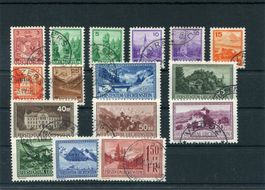 FL 1933/6 Nr. 105-118 gestempelt