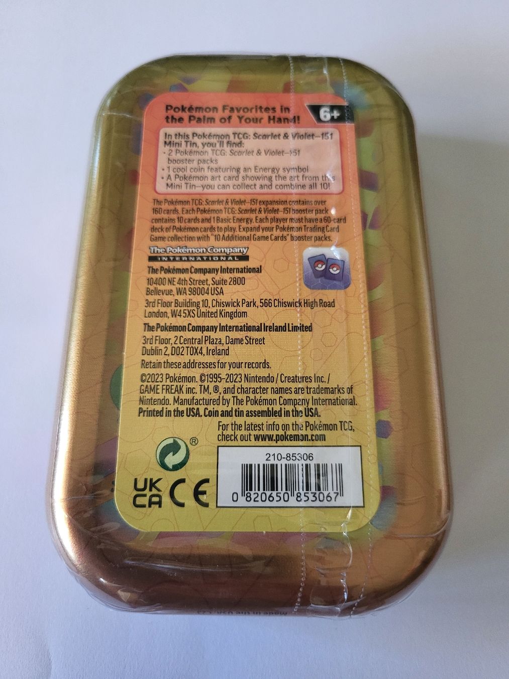Pokémon Carte collezionabili: Pokémon 151 Mini Tin – Nuovo e nell'imballaggio originale da Bettlach venduto da Sequenz90 1