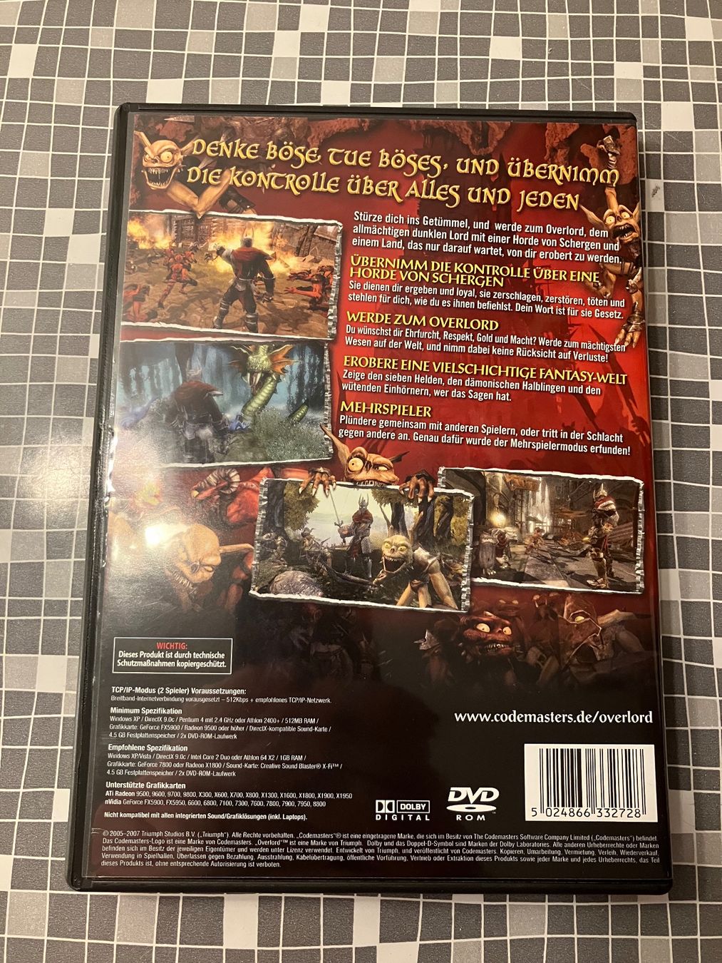 Giochi: Overlord (PC, 2007) – Usato da Winkel venduto da Asdas87 1