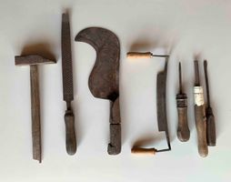 Alte Werkzeuge, diverse Handwerkzeuge, Vintage, Rarität