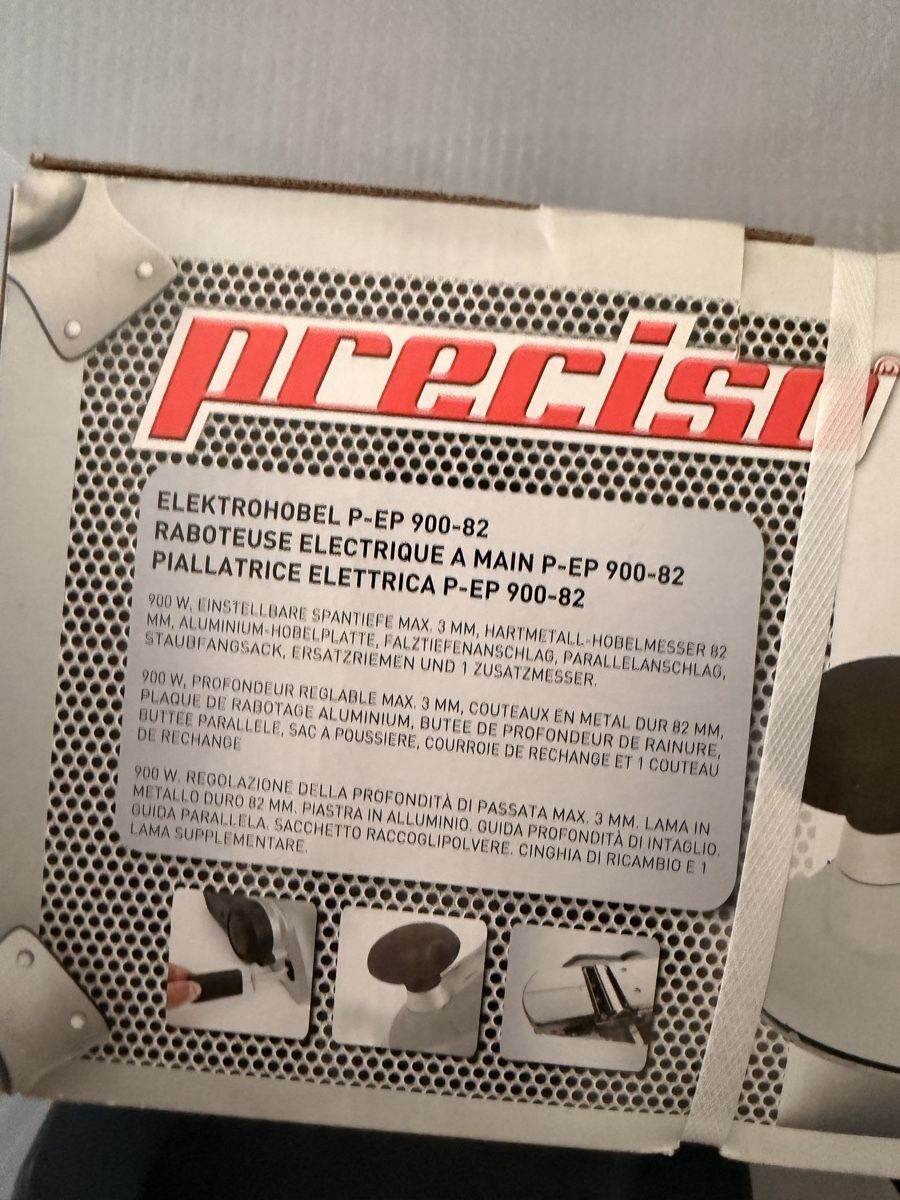 Tutte le macchine: Raboteuse électrique Precision P-EP 900-82, comme neuf – Nuovo e nell'imballaggio originale da Pully venduto da pie_qgp9